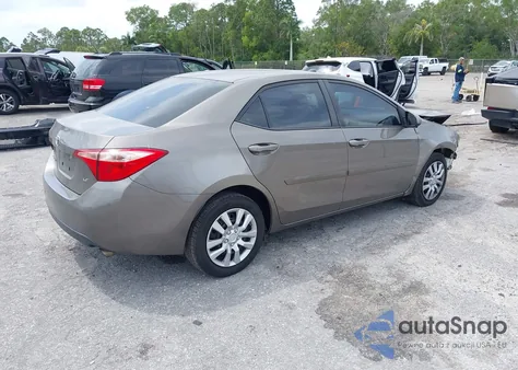 2017 Toyota Corolla Le из США, поврежденный, VIN 2T1BURHE4HC806295